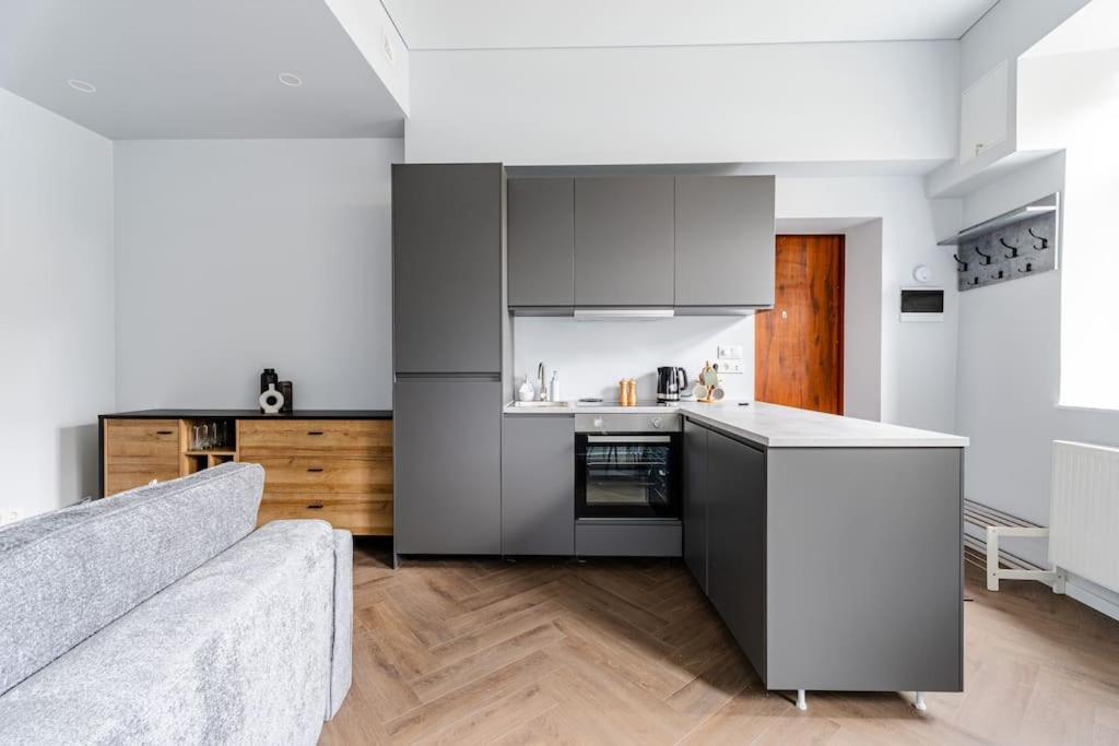 Modern Flat In Old Town Kaunas - Free Parking & Self Check-In Luaran gambar